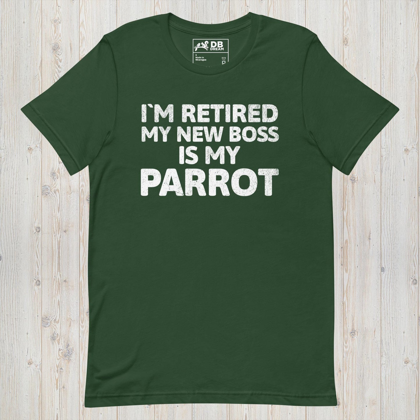 My New Boss Is My Parrot Unisex t-shirt