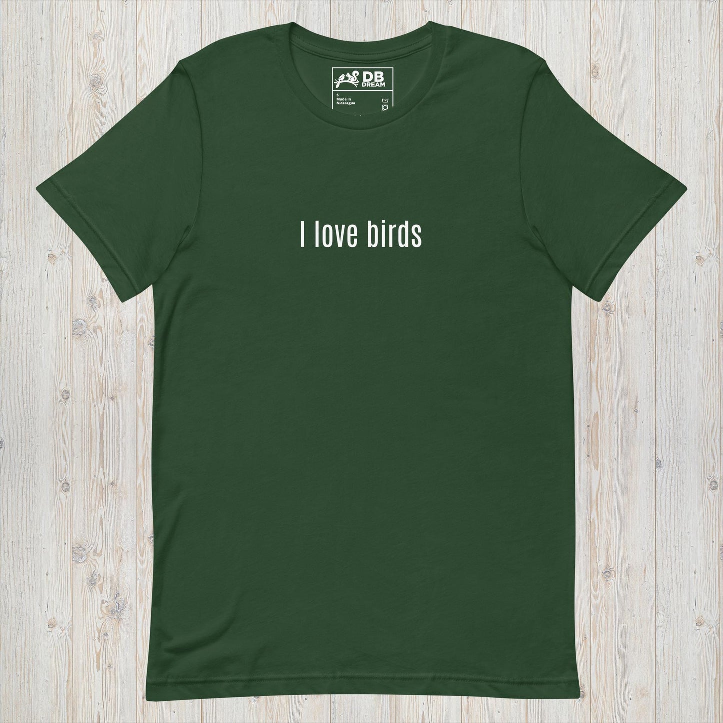 I Love Birds Unisex t-shirt