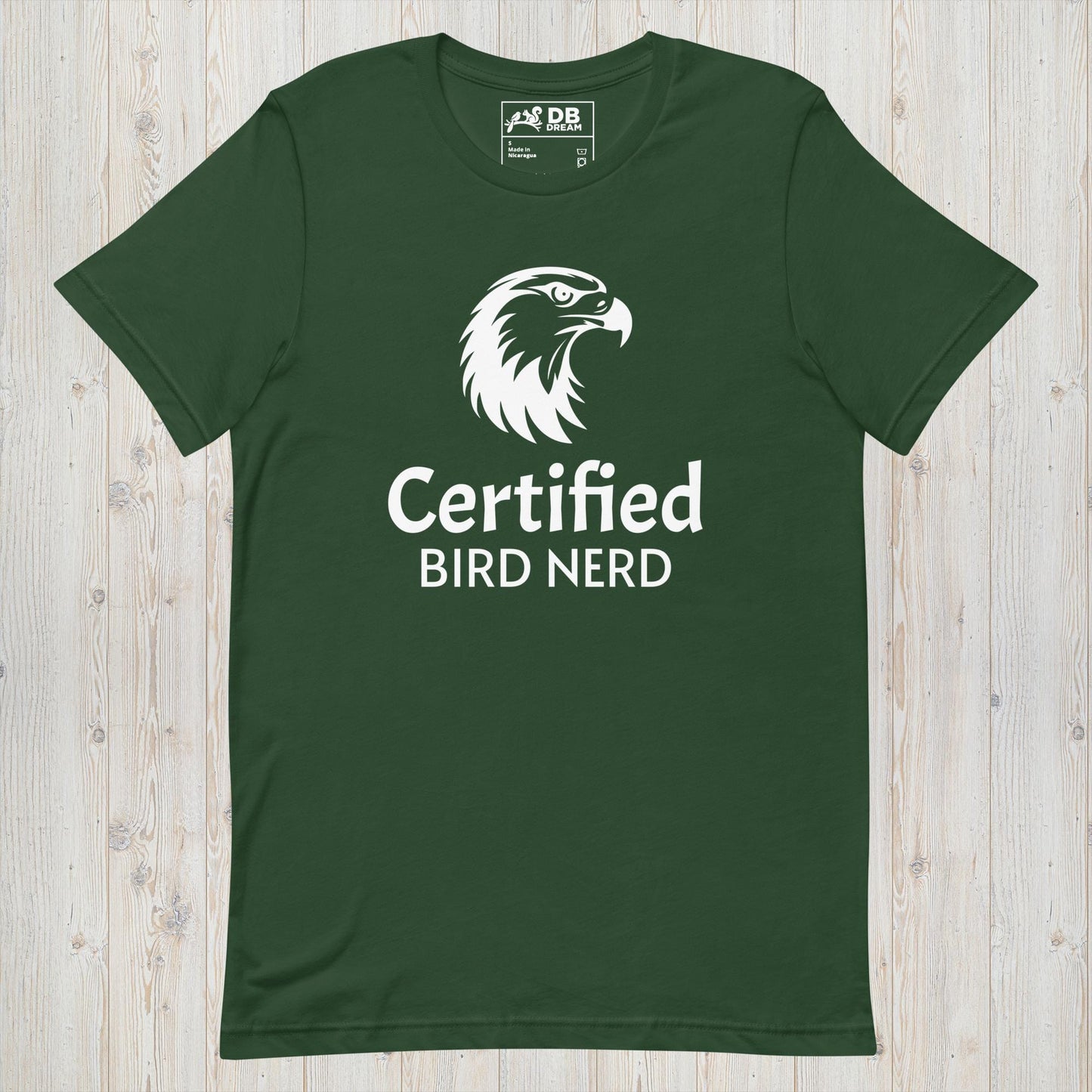 Certified Bird Nerd Unisex t-shirt