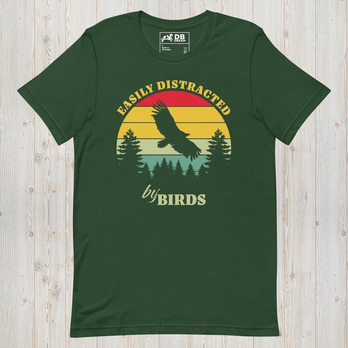 Easily Distracted By Birds Unisex t-shirt