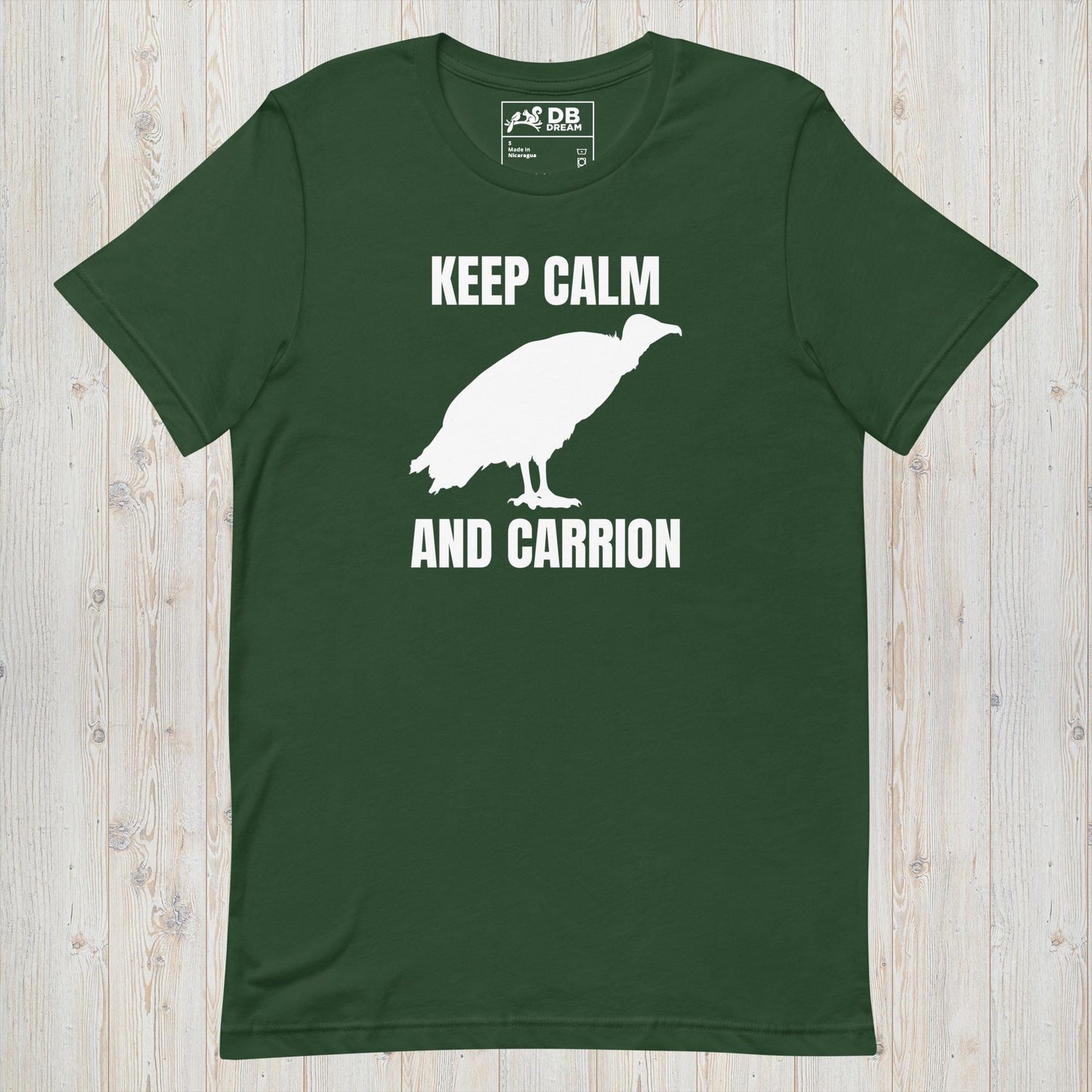 Keep Calm And Carrion Unisex t-shirt