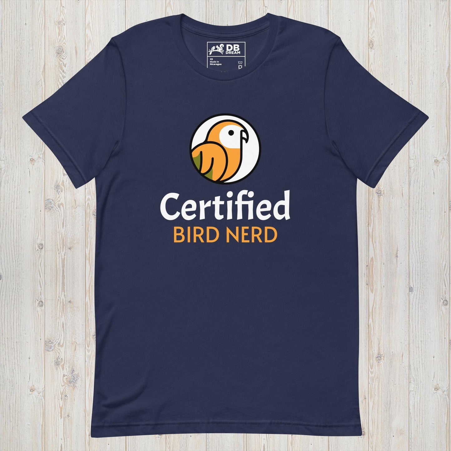 Certified Bird Nerd Unisex t-shirt