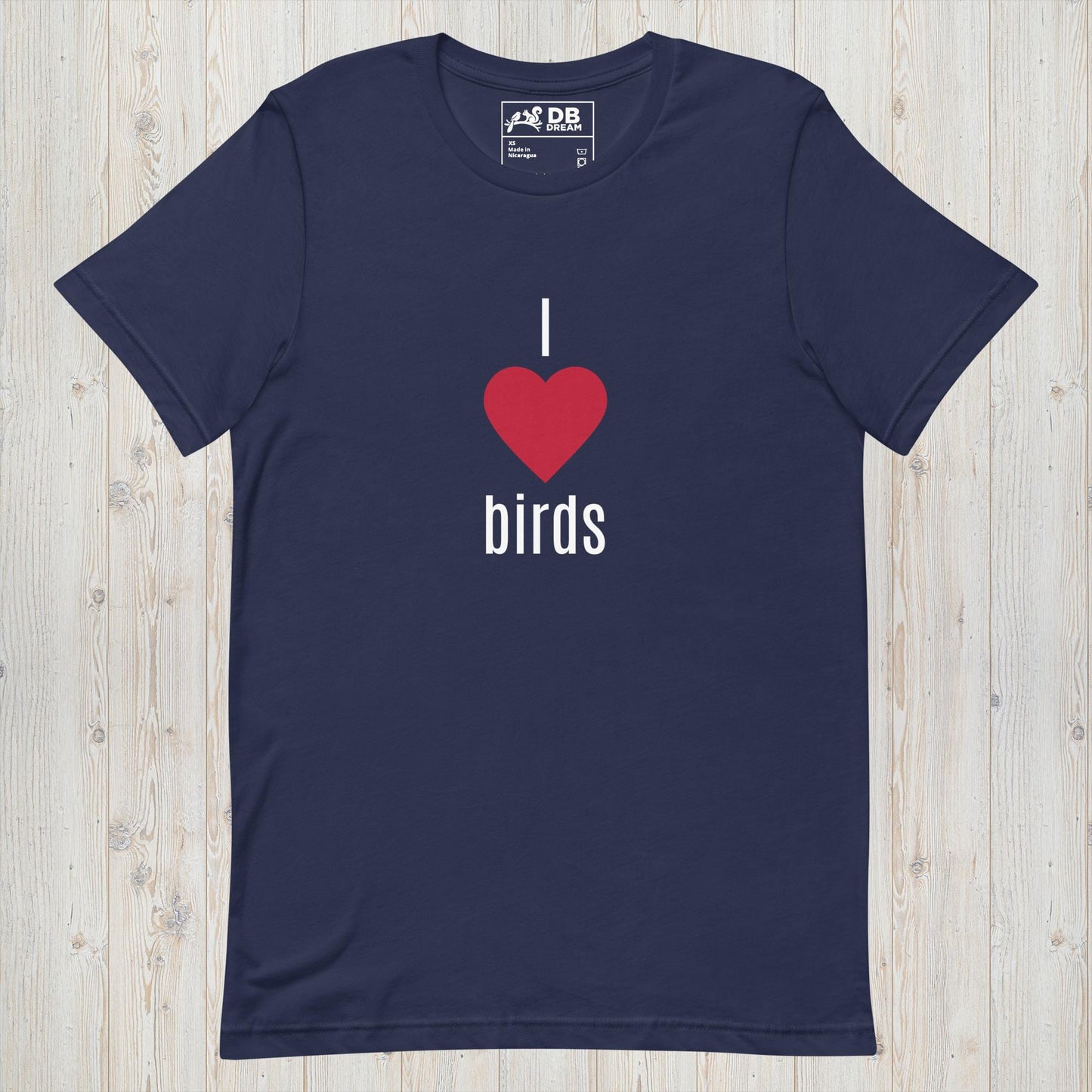 I Love Birds Unisex t-shirt