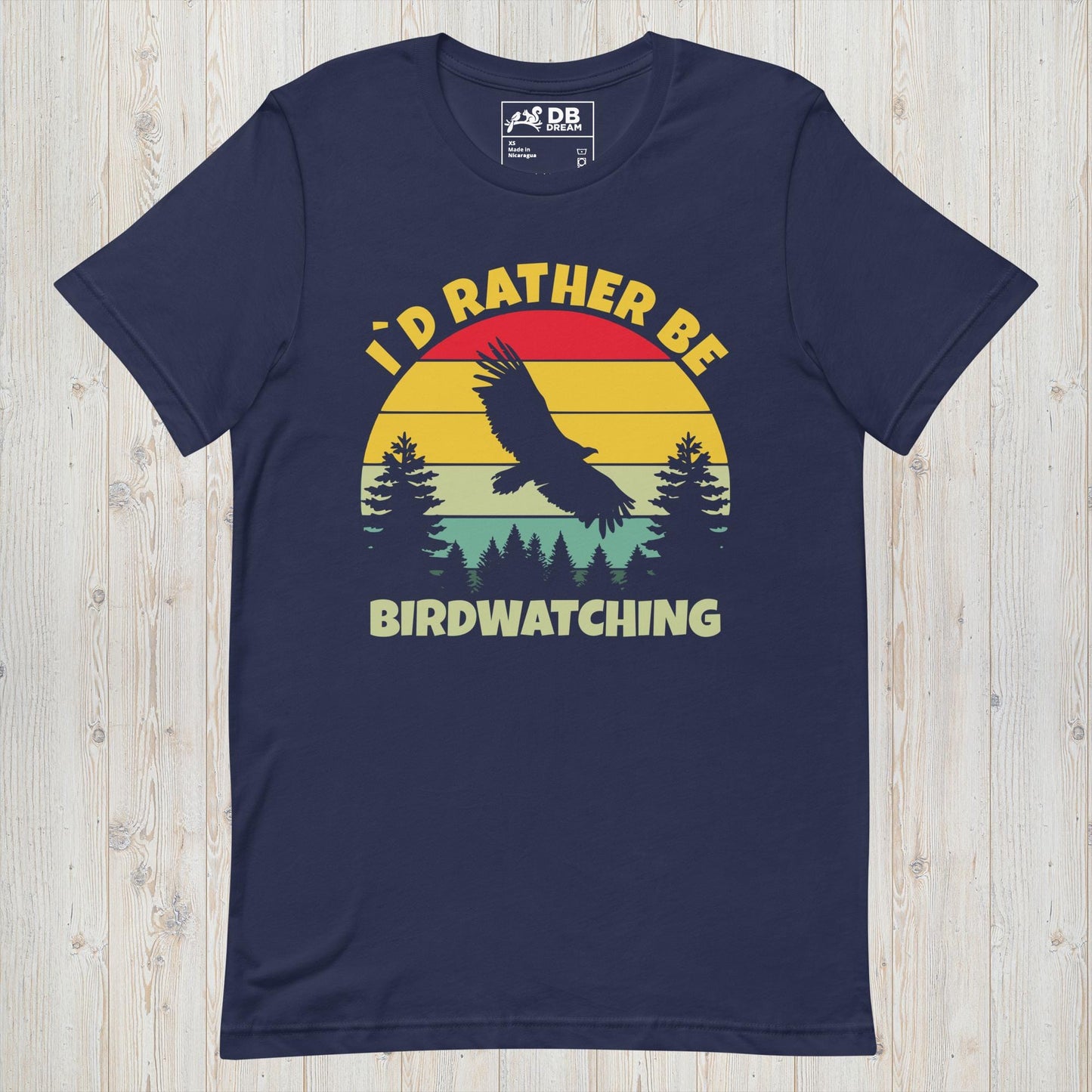 I´d Rather Be Birdwatching Unisex t-shirt