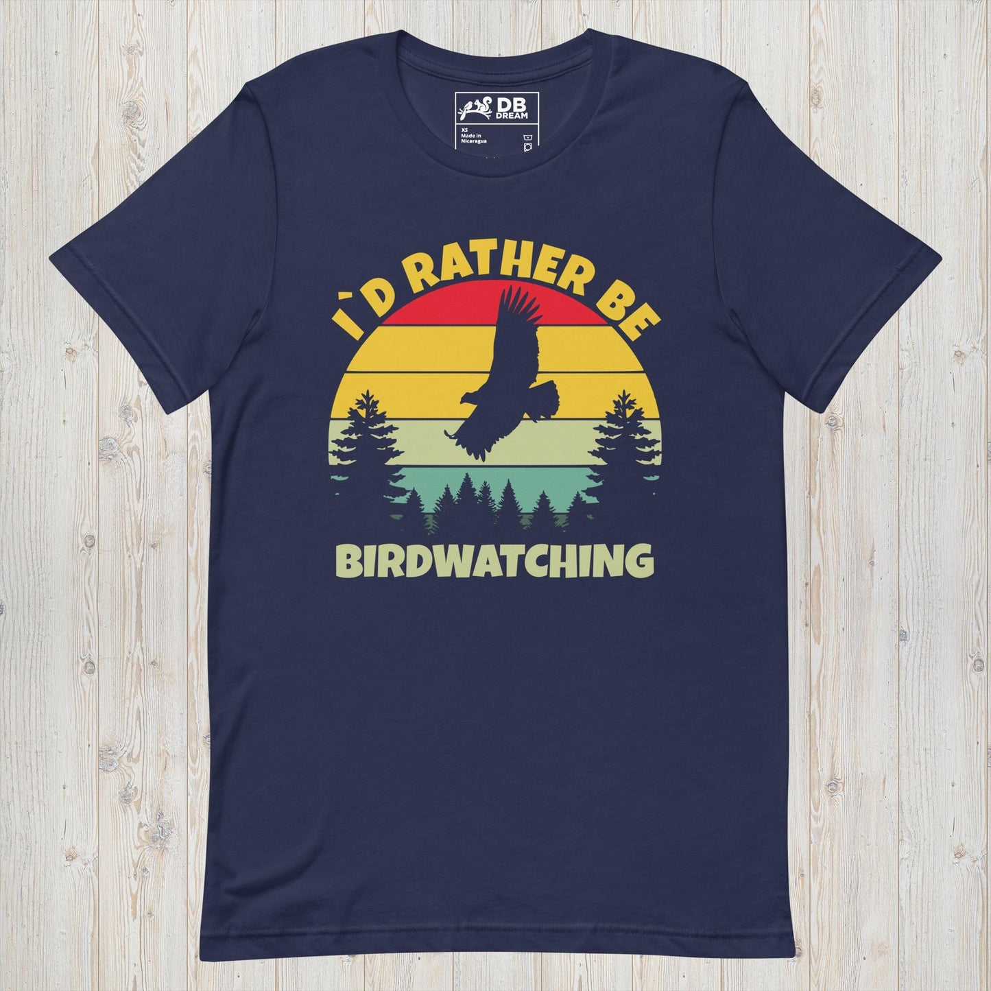 I´d Rather Be Birdwatching Unisex t-shirt