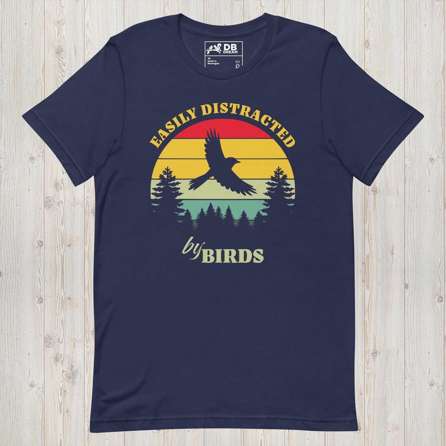 Easily Distracted By Birds Unisex t-shirt