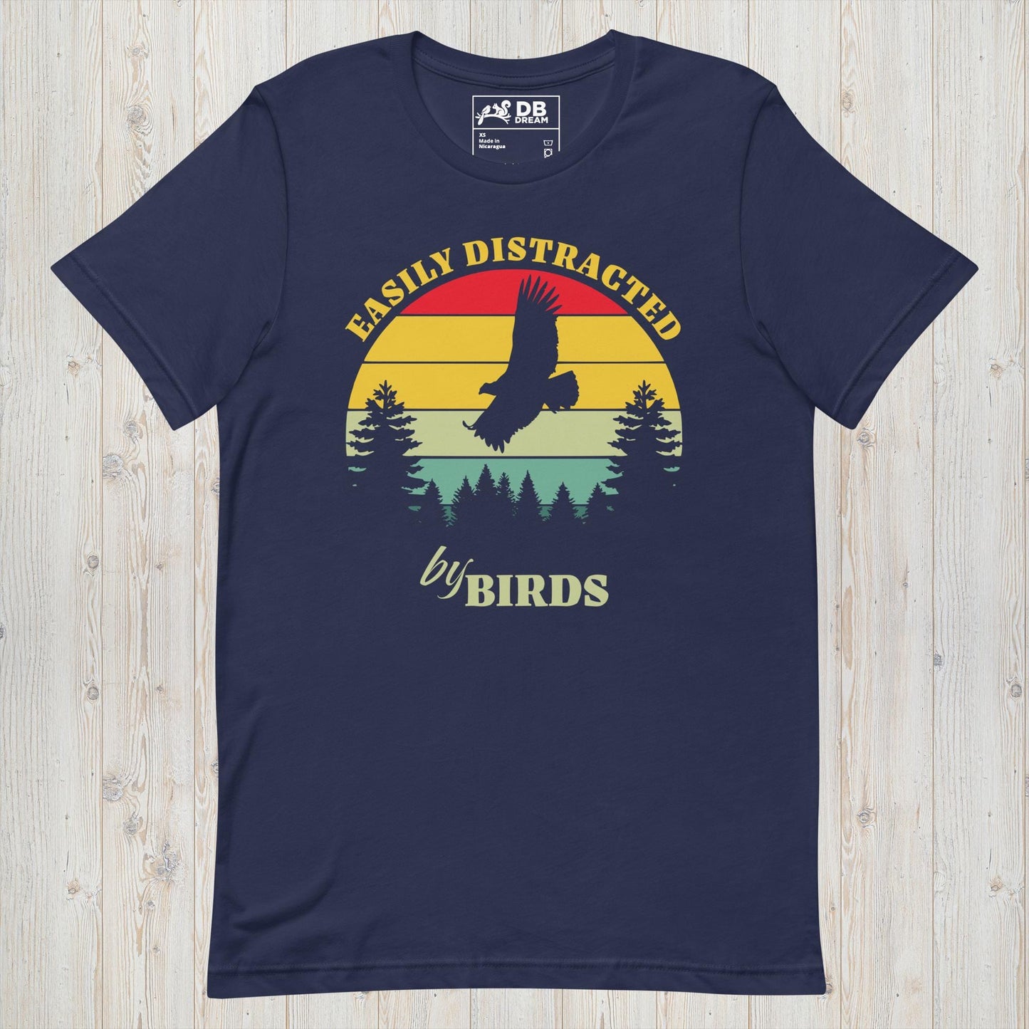 Easily Distracted By Birds Unisex t-shirt