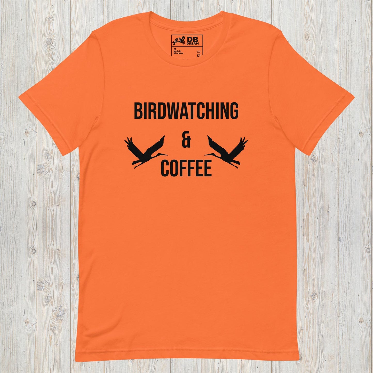 Birdwantching & Coffee Unisex t-shirt