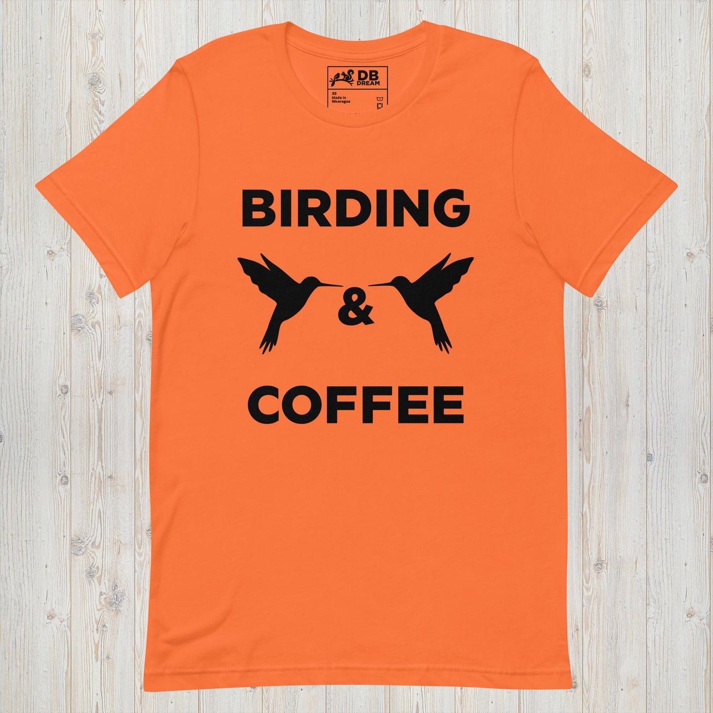 Birding & Coffee Unisex t-shirt