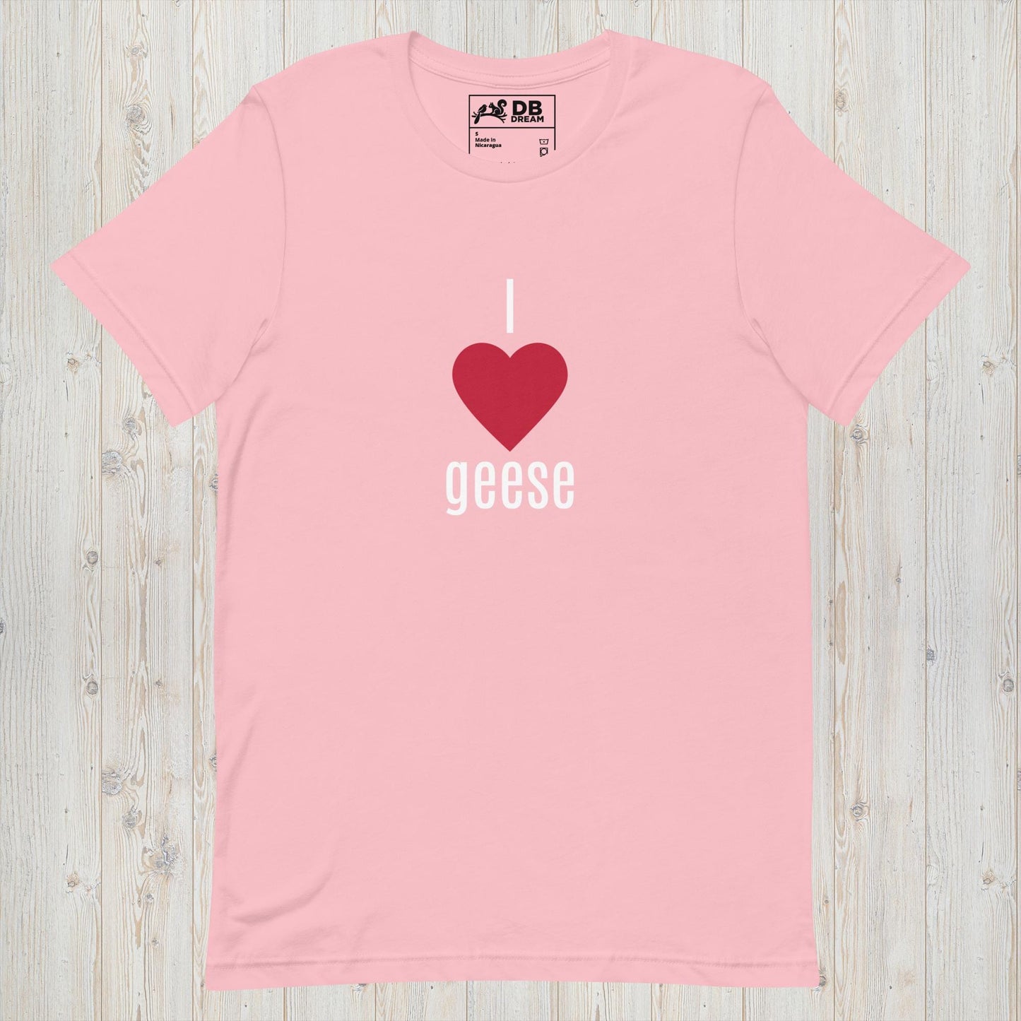 I Love Geese Unisex t-shirt