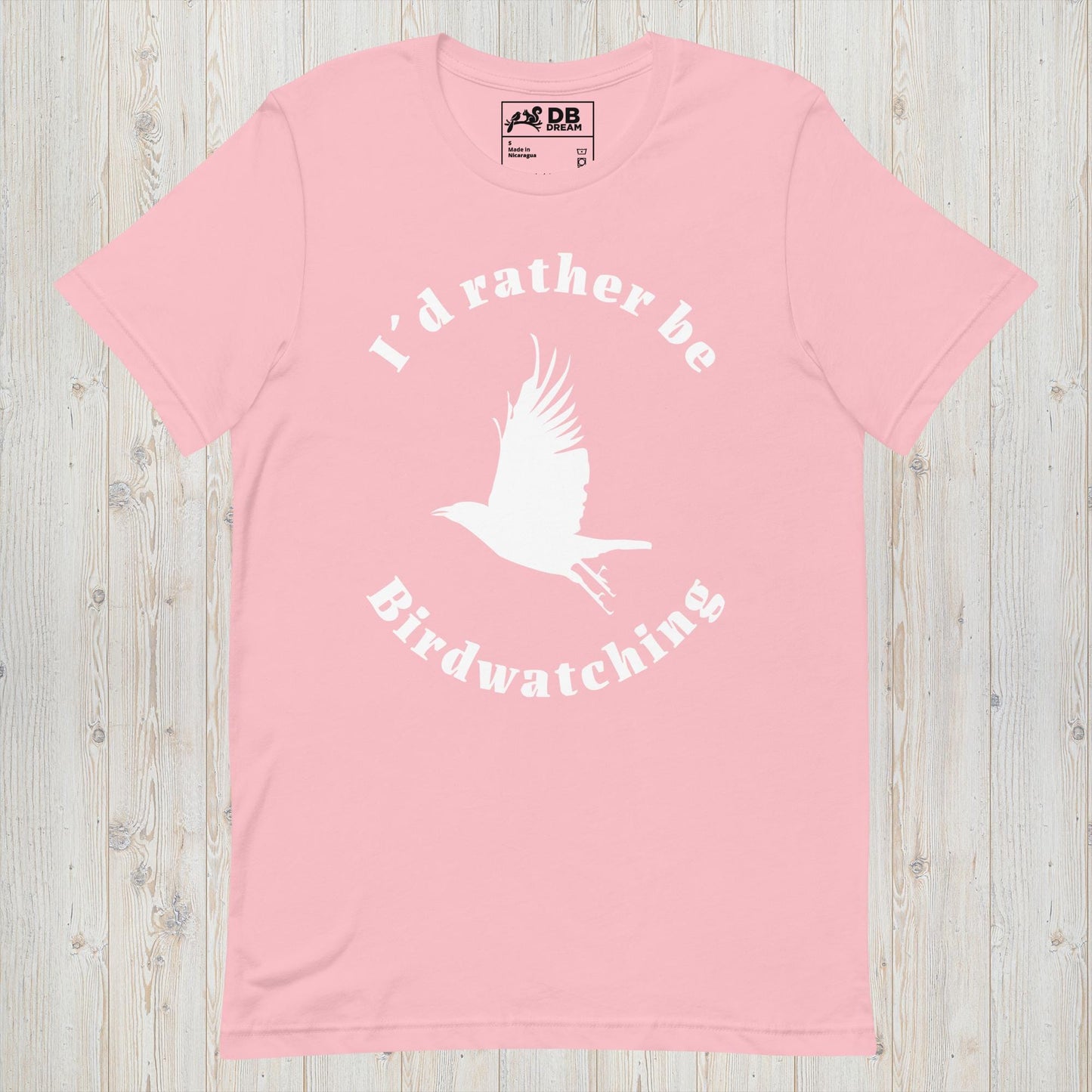 I´d Rather Be Birdwatching Unisex t-shirt