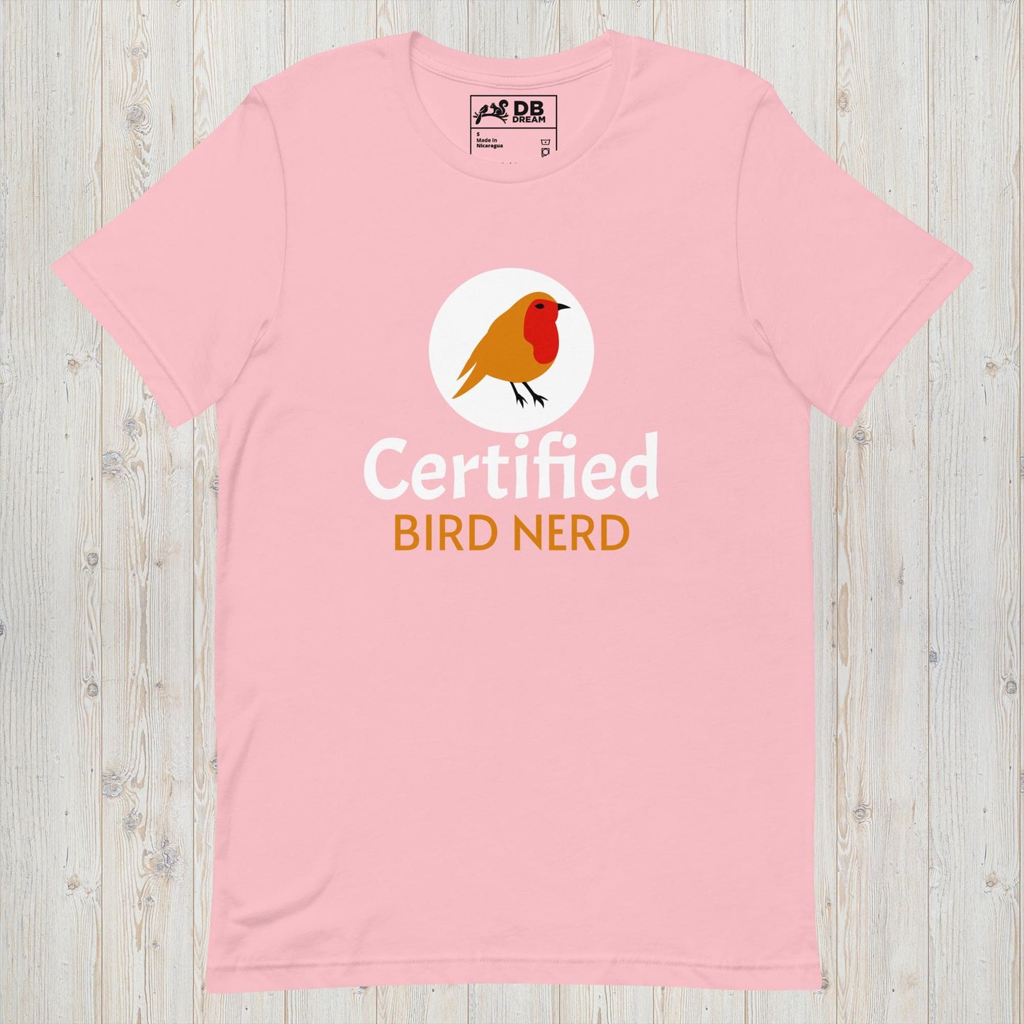 Certified Bird Nerd Unisex t-shirt