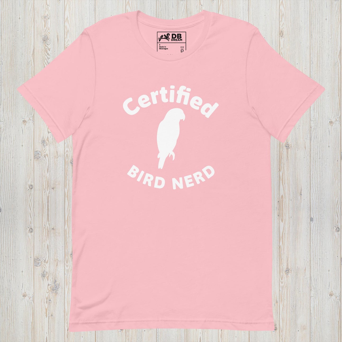 Certified Bird Nerd Unisex t-shirt