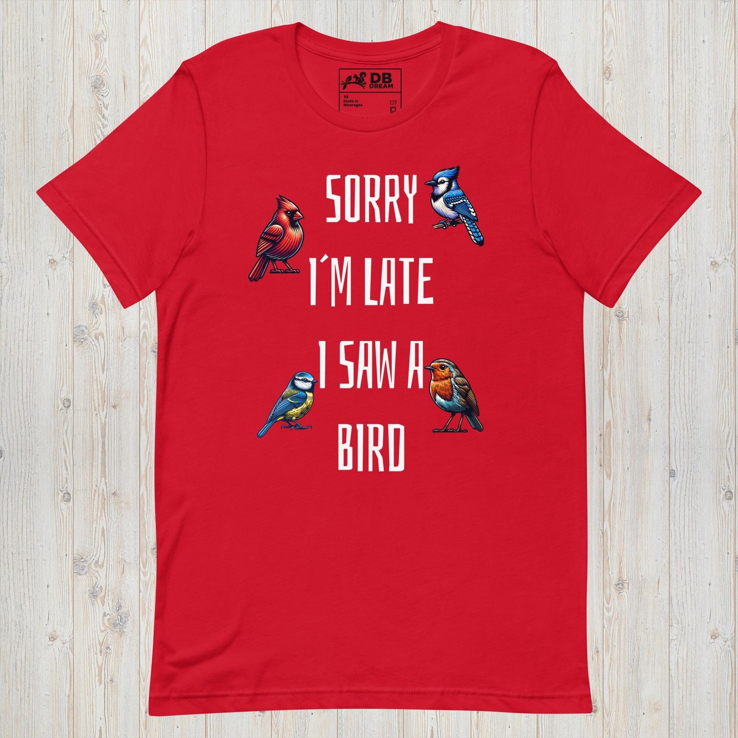 Sorry Im Late Unisex t-shirt