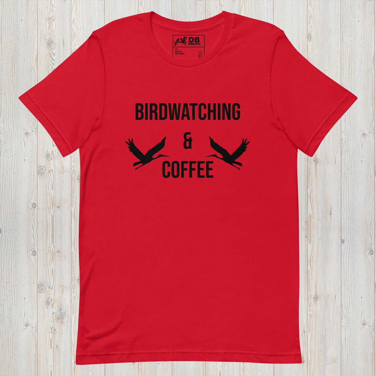 Birdwantching & Coffee Unisex t-shirt