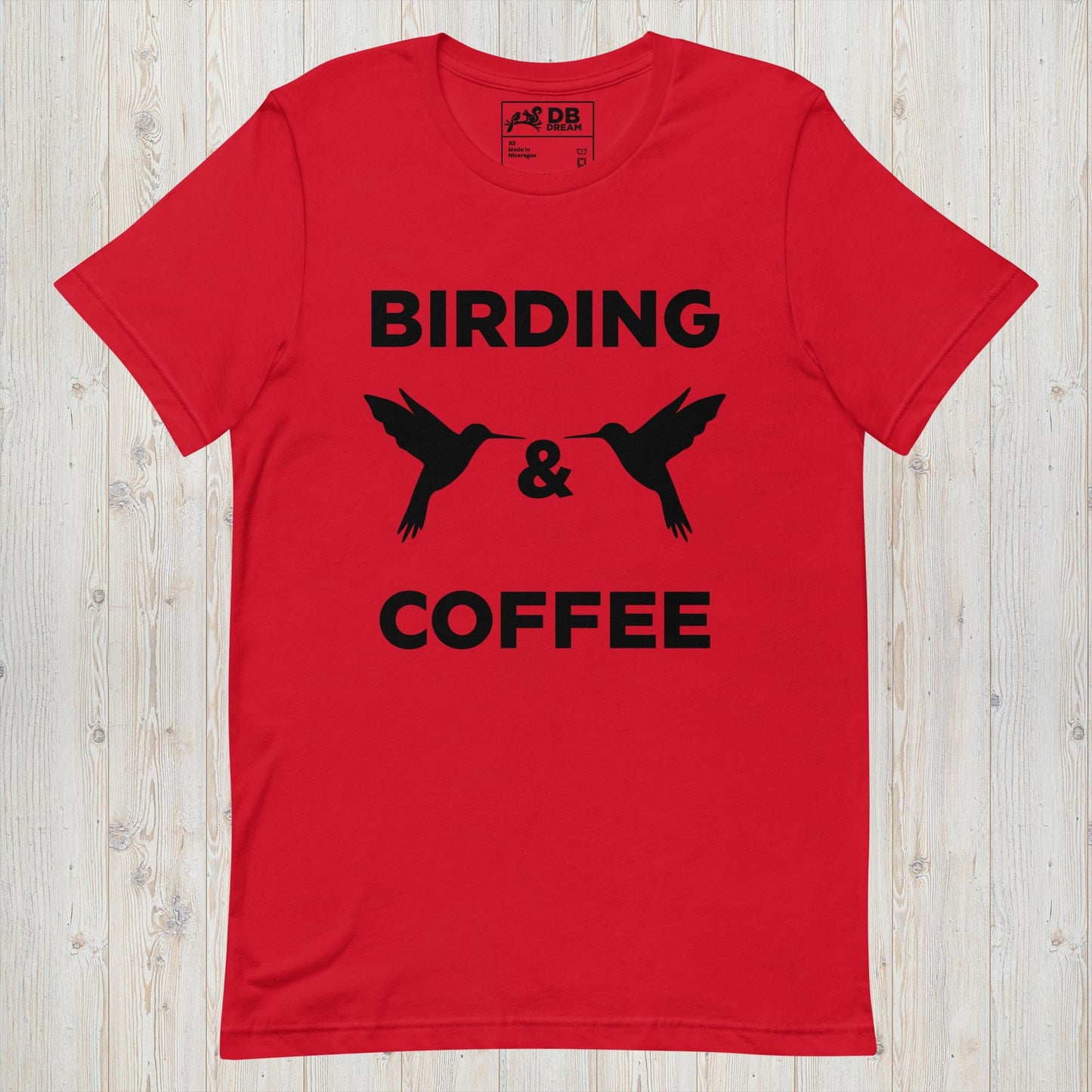 Birding & Coffee Unisex t-shirt