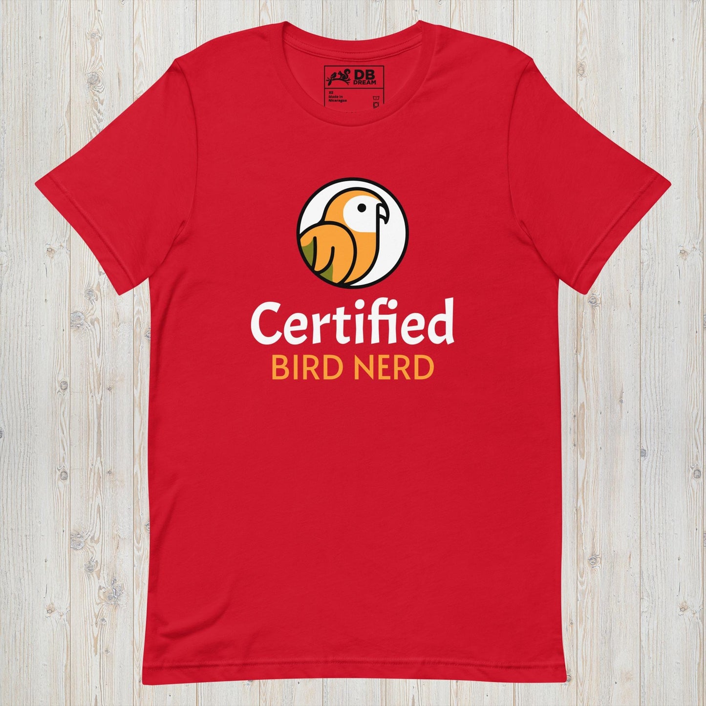 Certified Bird Nerd Unisex t-shirt