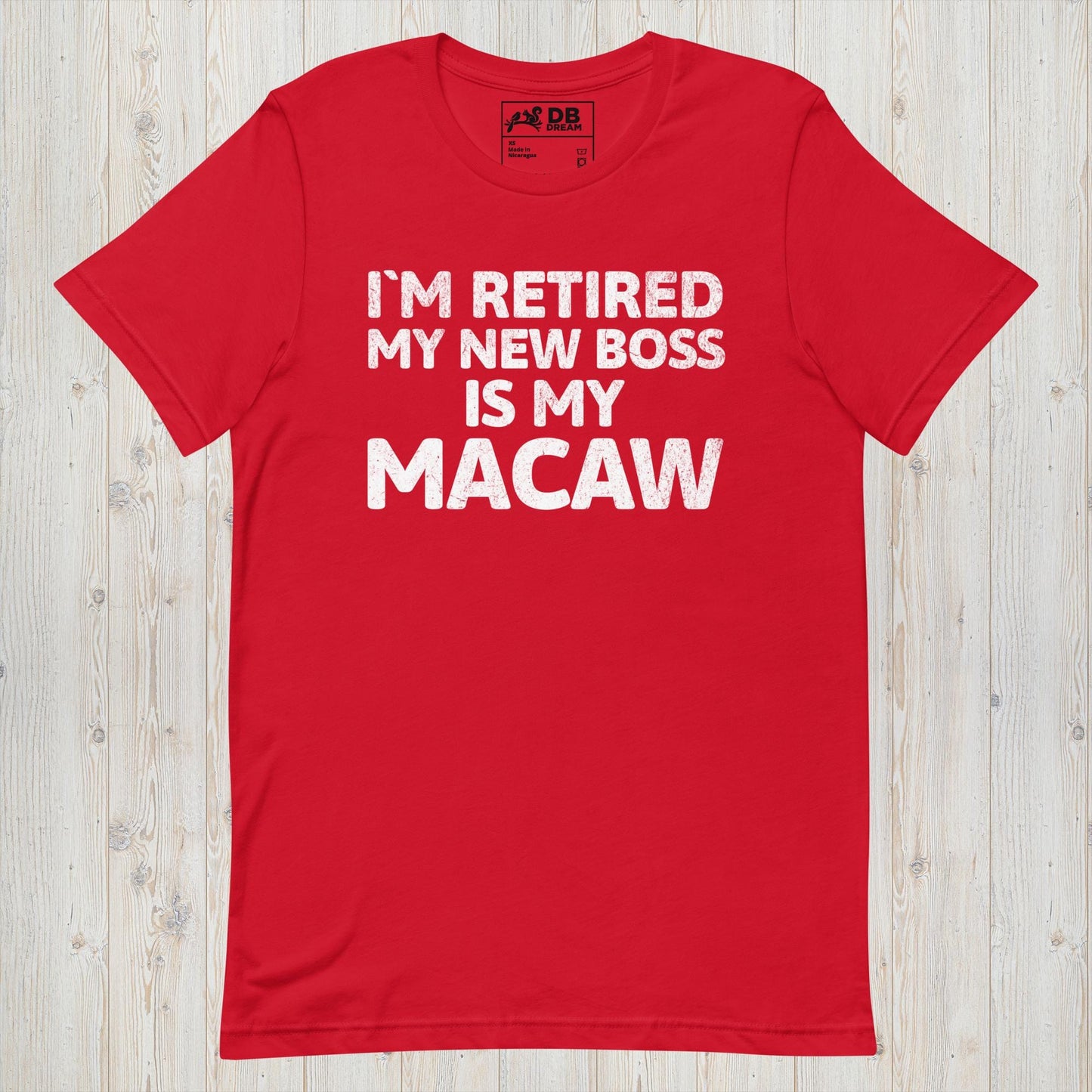 My New Boss Is My Macaw Unisex t-shirt