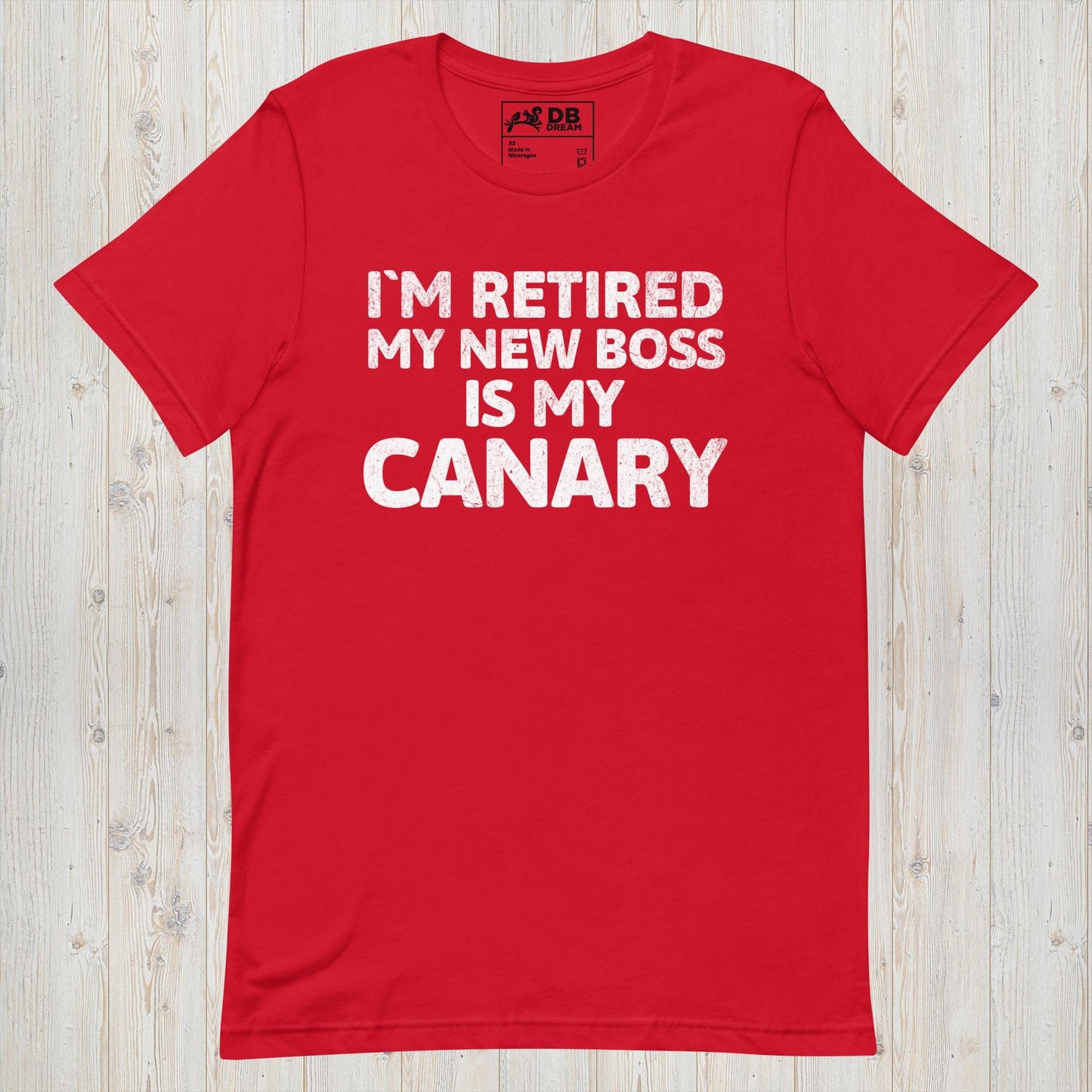 My New Boss Is My Canary Unisex t-shirt