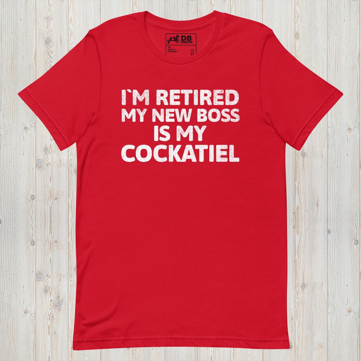 My New Boss Is My Cockatiel Unisex t-shirt