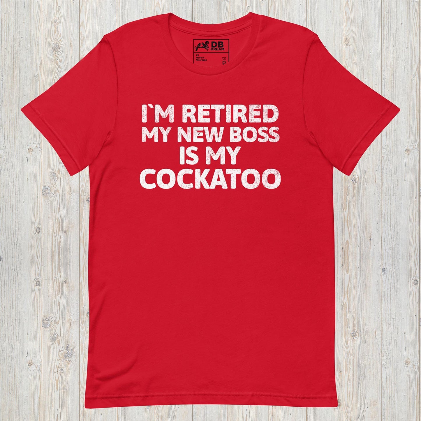 My New Boss Is My Cockatoo Unisex t-shirt