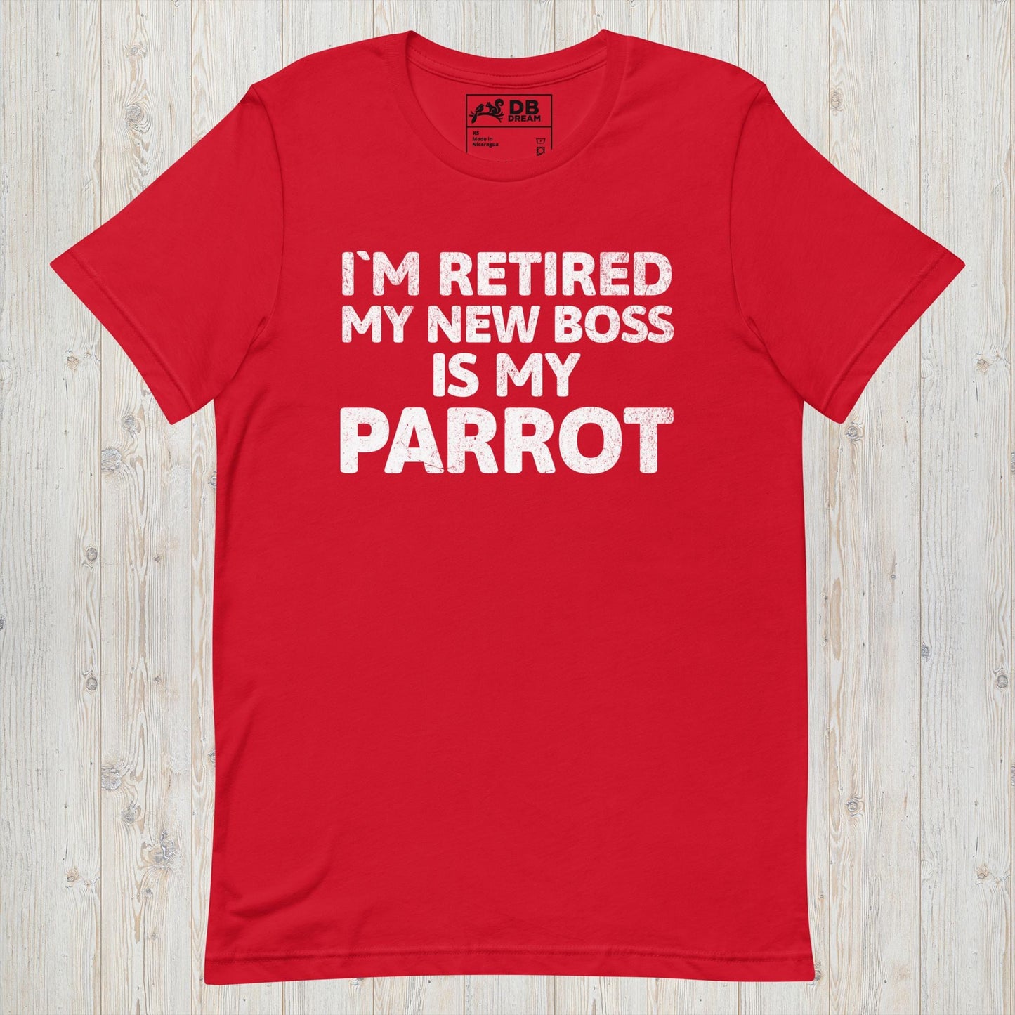 My New Boss Is My Parrot Unisex t-shirt