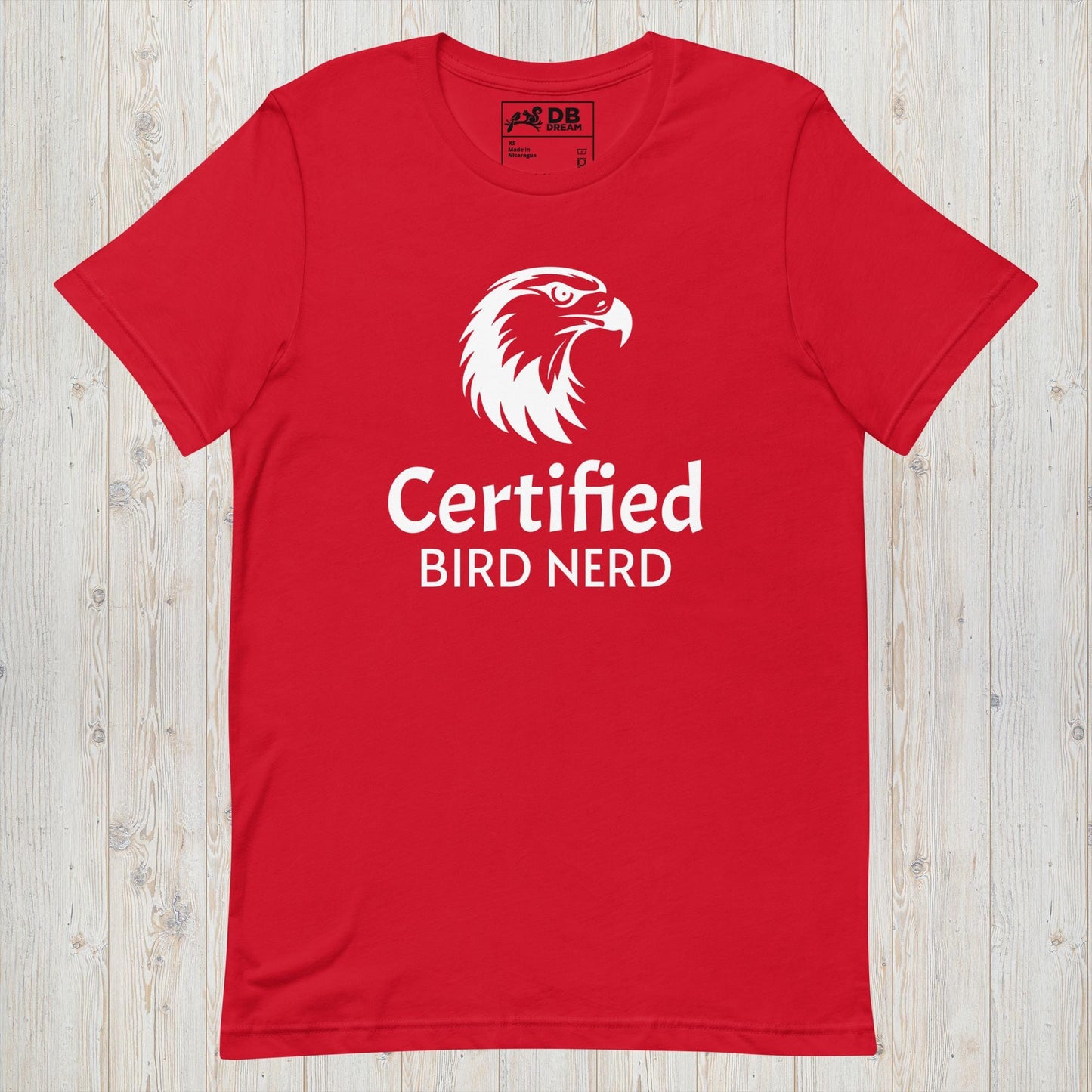 Certified Bird Nerd Unisex t-shirt