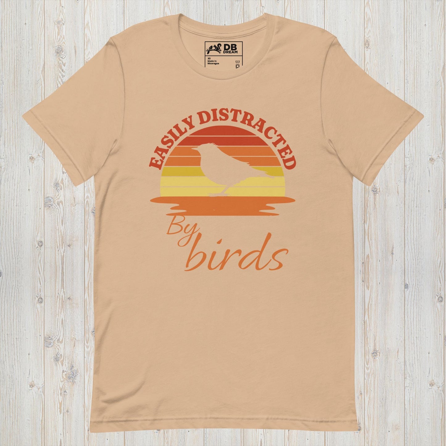 Easily Distracted By Birds Unisex t-shirt