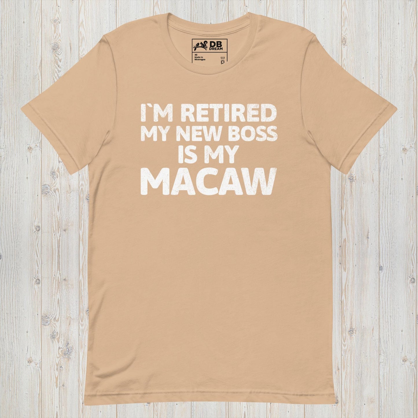 My New Boss Is My Macaw Unisex t-shirt