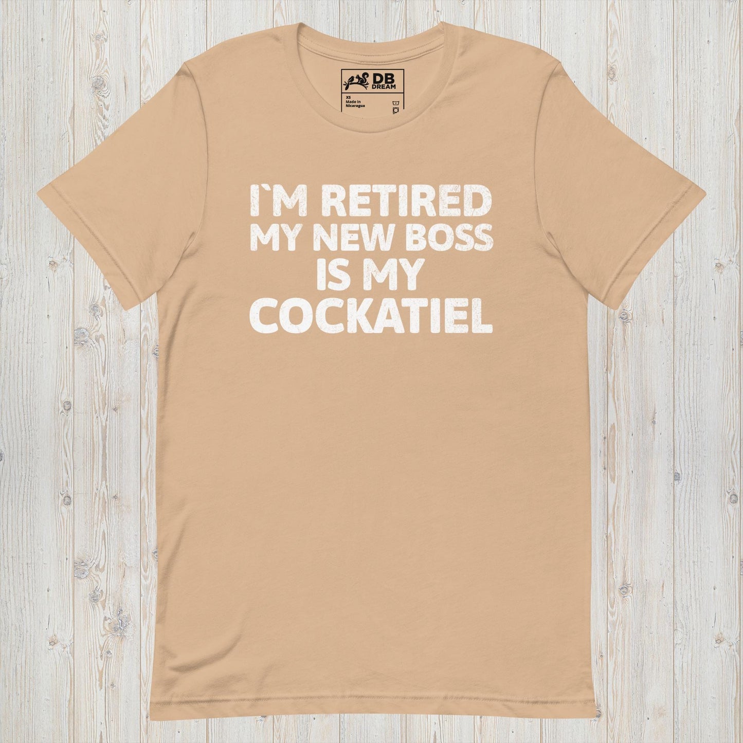 My New Boss Is My Cockatiel Unisex t-shirt