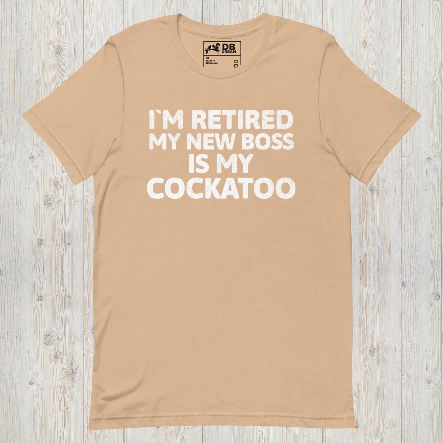 My New Boss Is My Cockatoo Unisex t-shirt