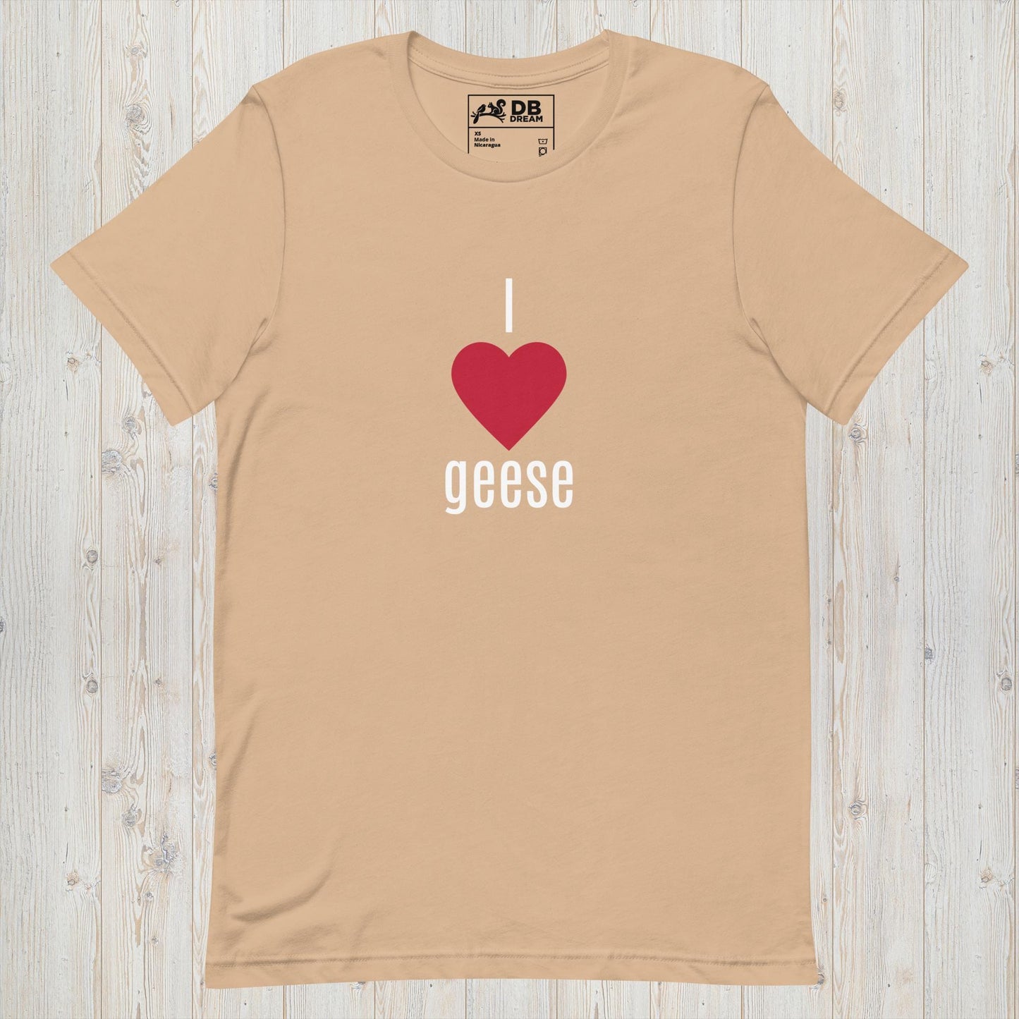 I Love Geese Unisex t-shirt