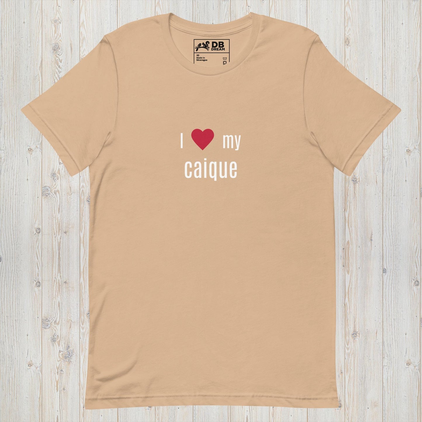 I Love My Caique Unisex t-shirt