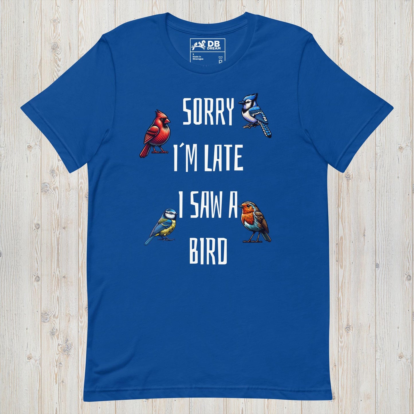 Sorry Im Late Unisex t-shirt