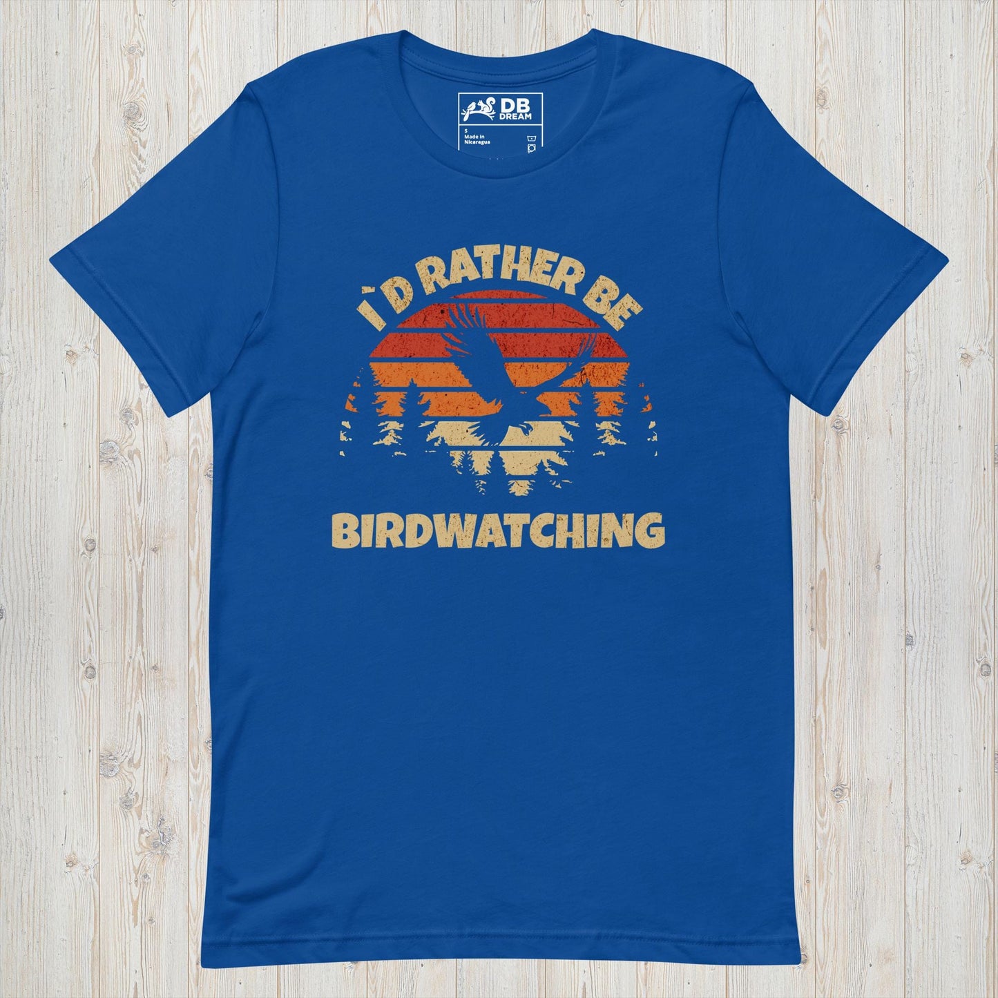 Id Rather Be Birdwatching Unisex t-shirt