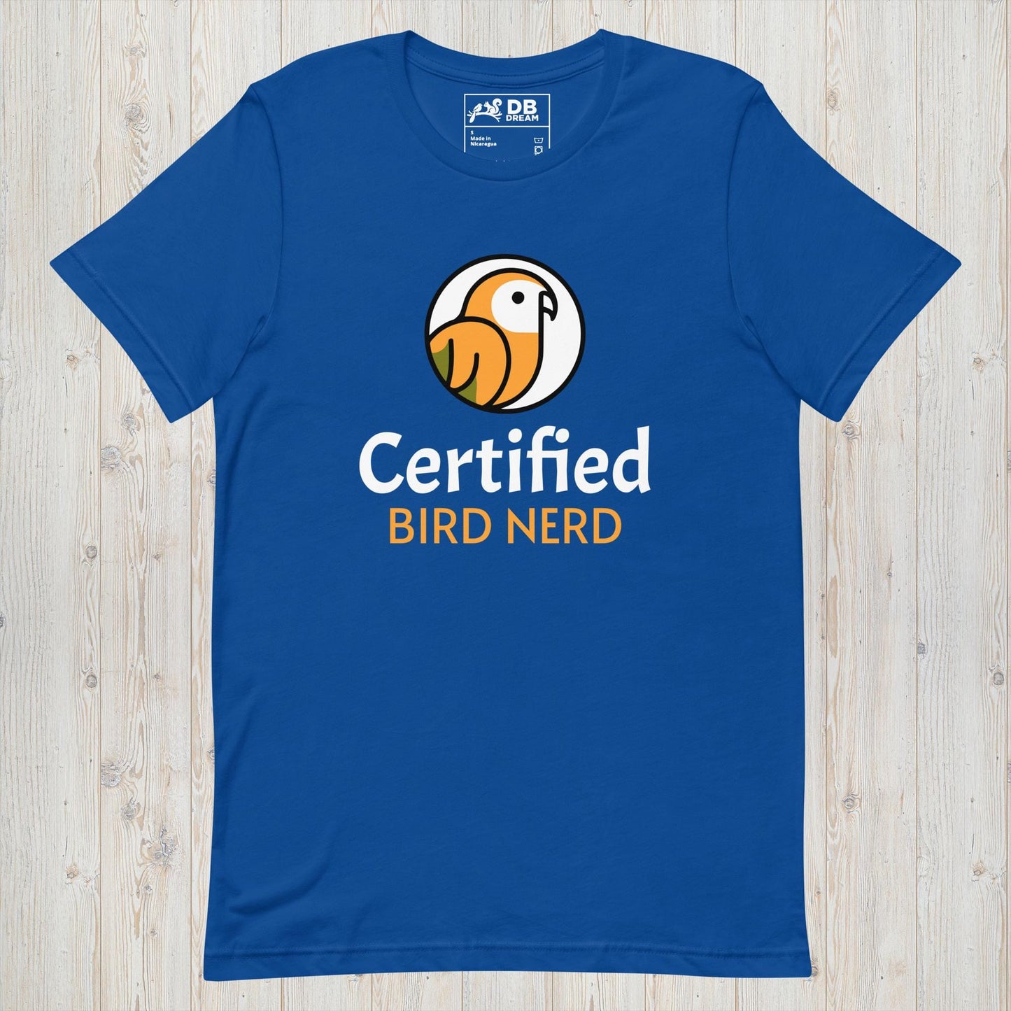 Certified Bird Nerd Unisex t-shirt