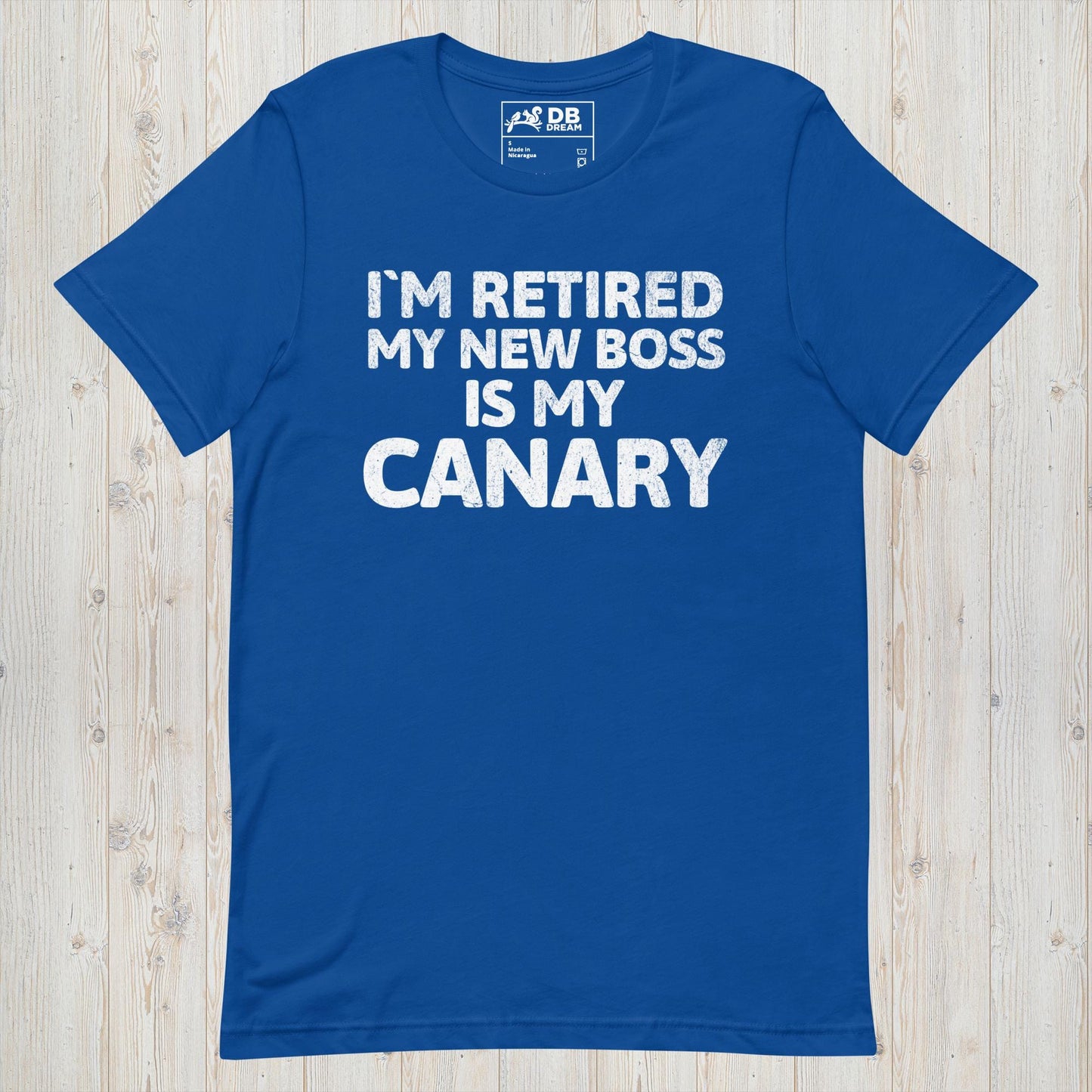 My New Boss Is My Canary Unisex t-shirt