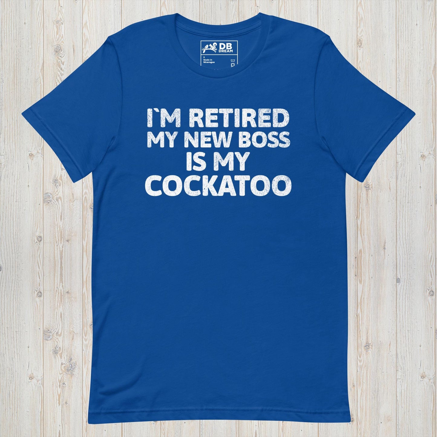 My New Boss Is My Cockatoo Unisex t-shirt