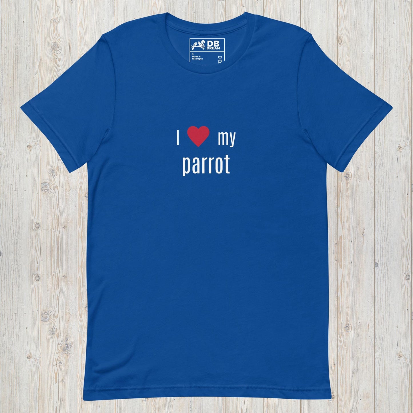 I Love My Parrot Unisex t-shirt