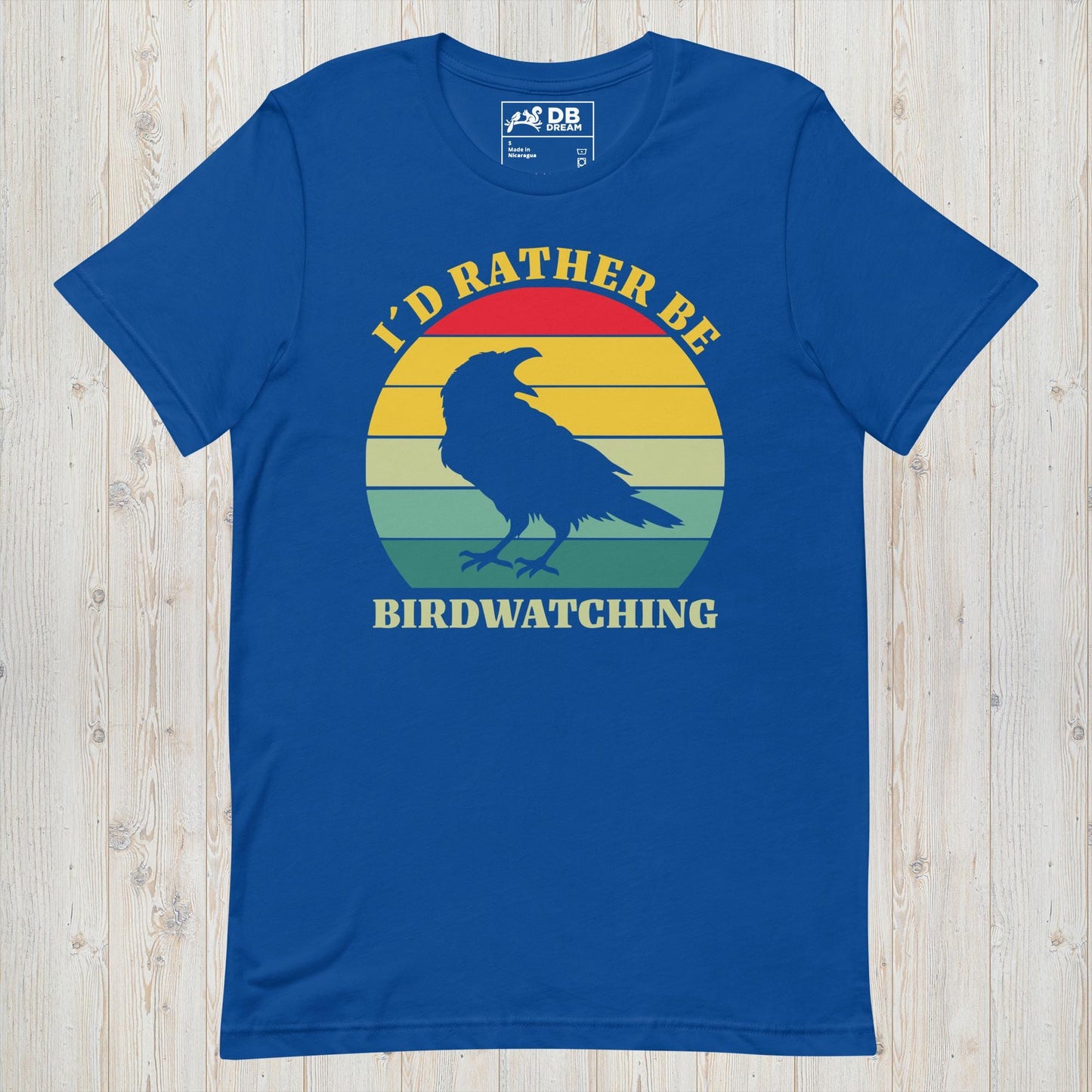 I´d Rather Be Birdwatching Unisex t-shirt