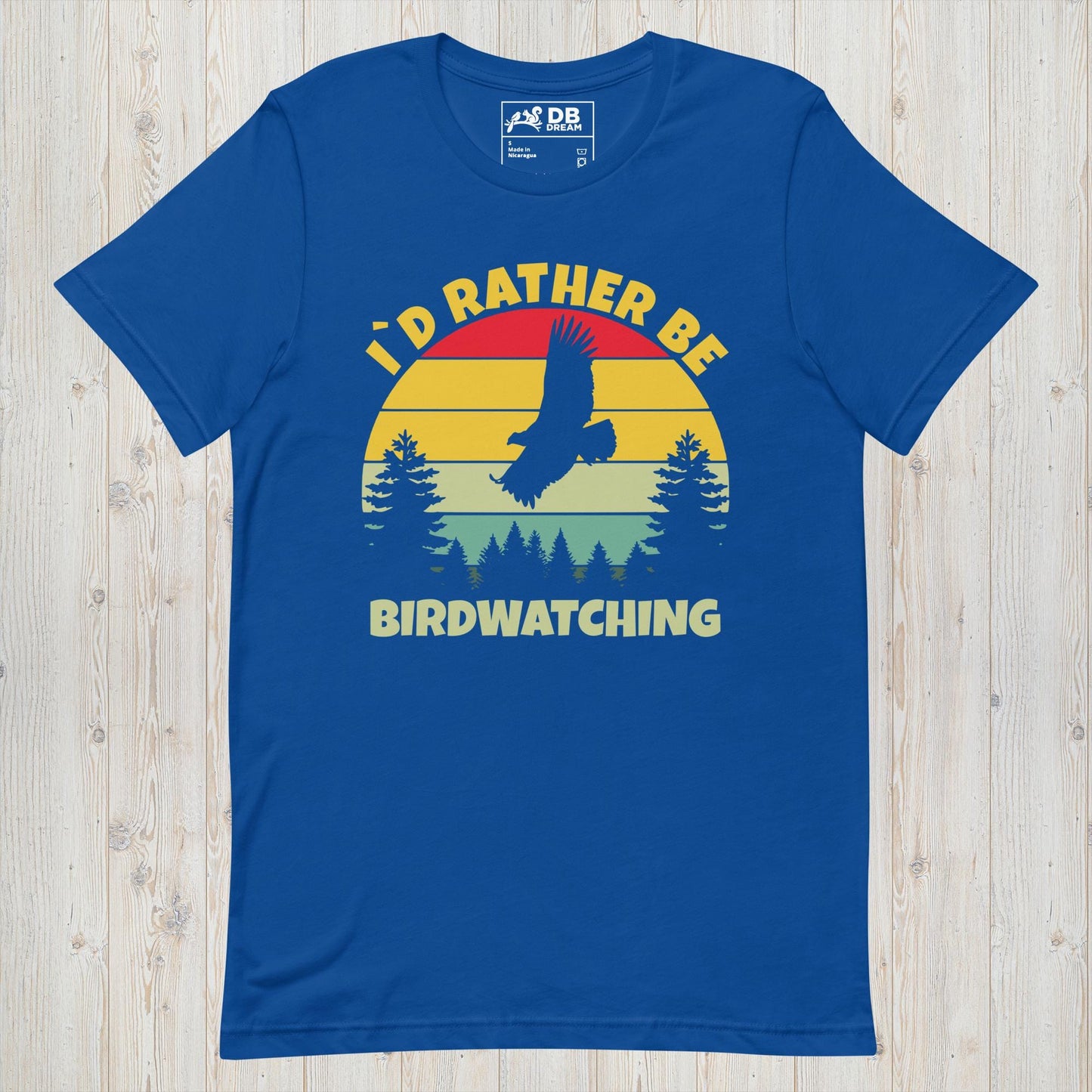 I´d Rather Be Birdwatching Unisex t-shirt