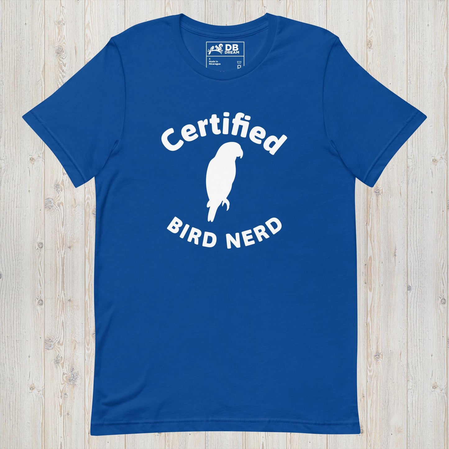 Certified Bird Nerd Unisex t-shirt