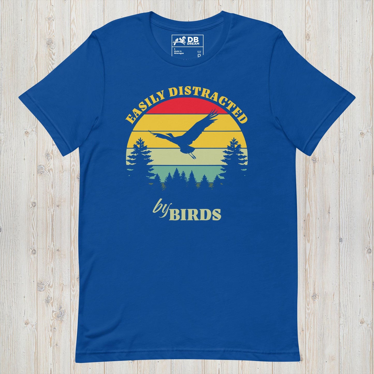 Easily Distracted By Birds Unisex t-shirt