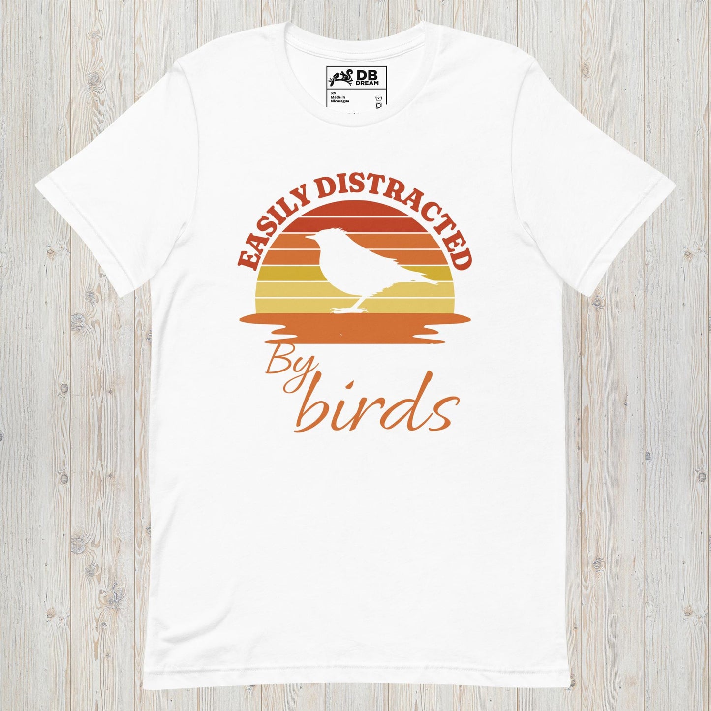 Easily Distracted By Birds Unisex t-shirt