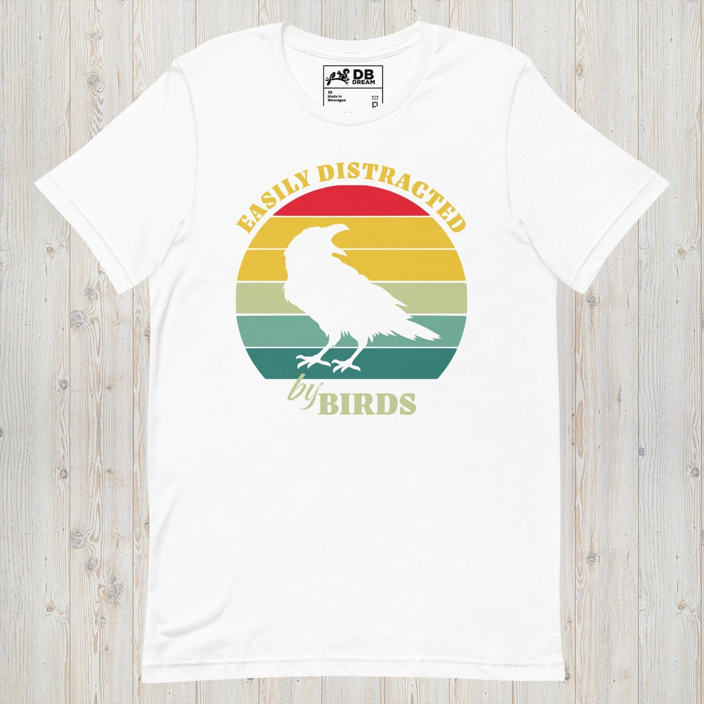 Easily Distracted By Birds Unisex t-shirt