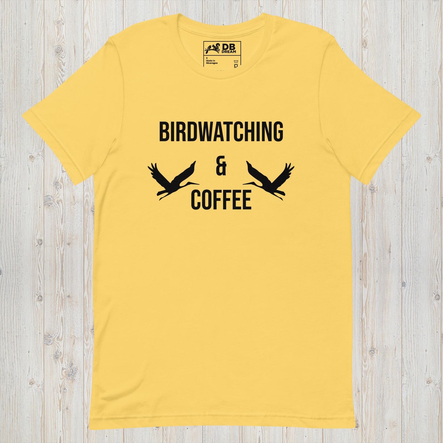 Birdwantching & Coffee Unisex t-shirt