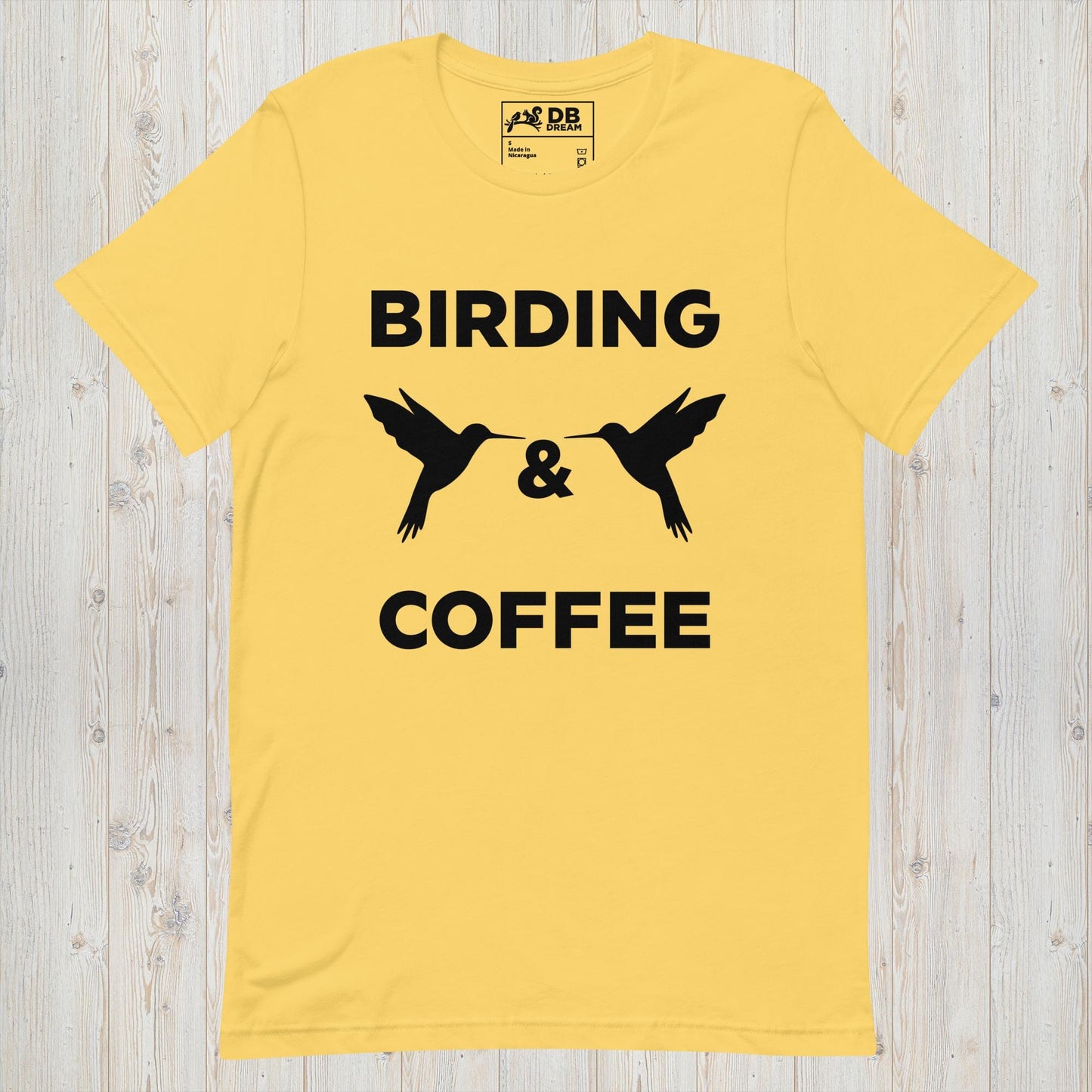 Birding & Coffee Unisex t-shirt